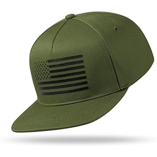 Καπέλο μπέιζμπολ, καπέλο Snapback Trucker για άνδρες και γυναίκες με αμερικανική σημαία 1