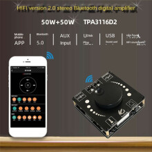 XY-AP50H HIFI Fever 2.0 Scheda Amplificatore Stereo Bluetooth5.0 TPA3116D2 50W + 50W Modulo Audio Stereo Regolabile per Bassi Alti