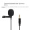 Microfono Omnidirezionale Microfoni Lavalier da 3,5 Mm con Fermacravatta  Microfono Audio per Fotocamera Computer Laptop Telefono 8