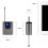 UHF Portable Wireless Headset/ Lavalier Lapel Microphone with Bodypack Transmitter and Receiver 1/4 Inch Output(A) 6
