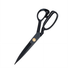 Fabric Scissors Carbon Steel Blades Sewing Supplies for All Purpose Left Handed Scissors 28.5x8.8cm,Black
