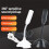 USB Laptop Microphone Voice Mic High Sensitivity  Studio Speech Mic Stand with Holder Gaming Conference for PC,White 10
