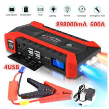 Xihaiying 89800mAh Car Jump Starter with LED Light and USB Ports