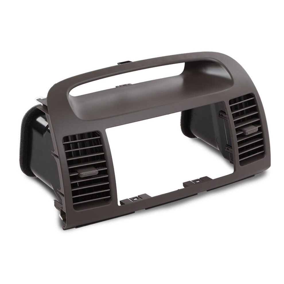 Pit66 Center Dash Bezel Trim Vents Taupe/ Fit For 2002 2003 2004 2005 2006 Toyota Camry Brown 9377112485348