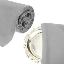 Anti-Tarnish Silver Polishing Cloth Gray 2 Yards