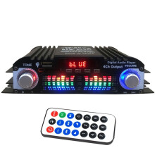 5.0 HIFI Audio Amplifier 4-Channel Digital Sound Amp for Home Audio Systems, Car, Karaoke Supports USB AUX