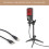 A8 USB Condenser Microphone Sound Podcast Studio Microphones with PC Stent for Computer PC A 2