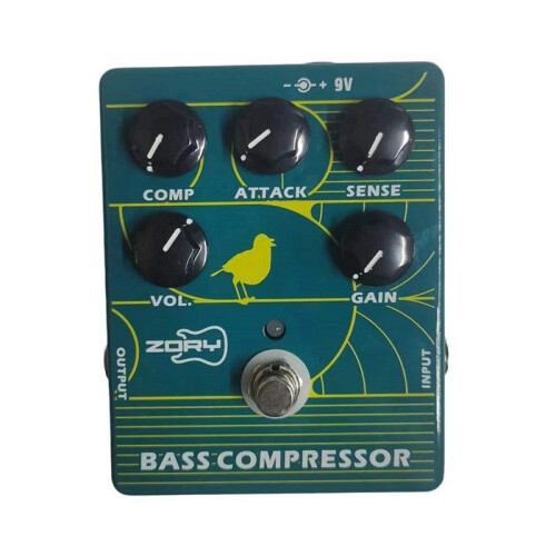 ZORY ZCP2 Baskompressor Gitarreffektpedal True Bypass-GitarrtillbehöR