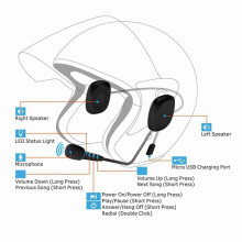 Wireless Headset Motorcycle Helmet Speakers Earphone Hands-Free Call Mp3 Music Player Motorcycle Accessories