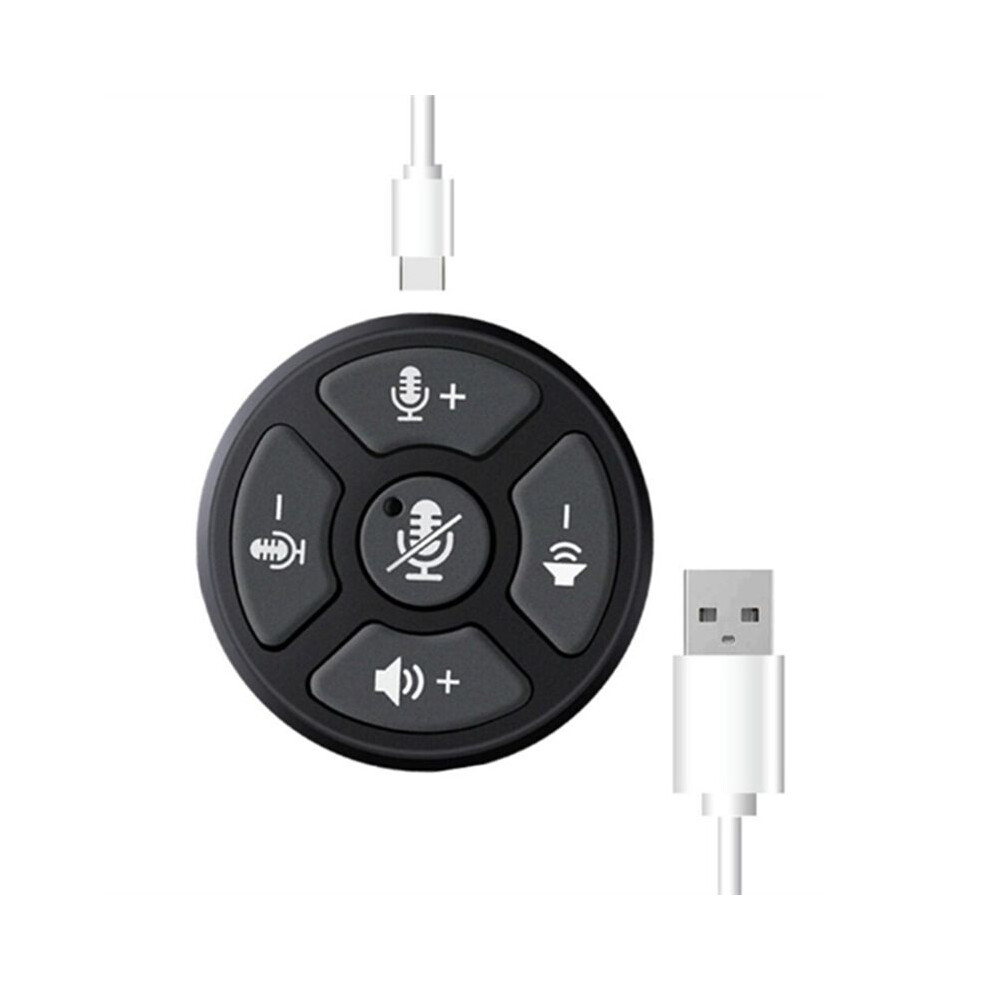 Usb Speakerphone 360 Voice Pickup Usb Type C-A Microphone For Home Office, Voice Enhancement 4713184329749