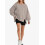 Oversized sweatshirt med rund hals og sideslidser til kvinder 3