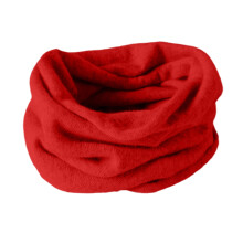 Cachecol de malha em laço, aquecedor de pescoço para clima frio, cachecol grosso e macio para homens e mulheres (vermelho)