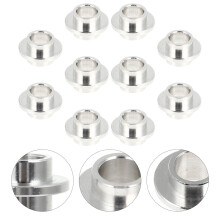 Worgeous 10Pcs Silver Bearings for Skateboarders Smooth Rotation Low Noise