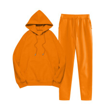 Sweatshirt for Women 2PCS Sports Casual Long Pants Hooded Sweater Tops Pants Set Long Sleeve Hooded Set with Pockets, Size S-3XL