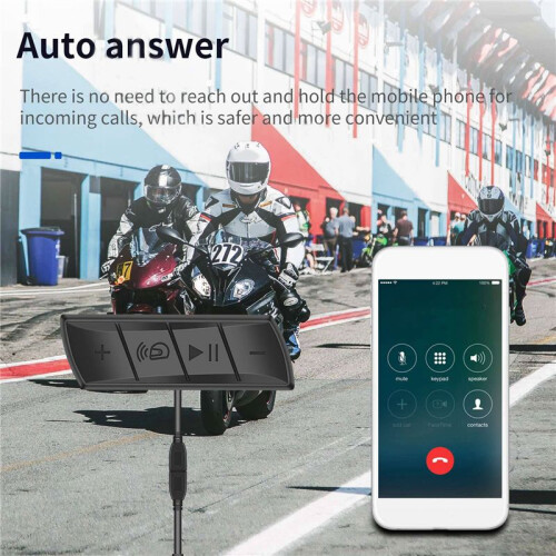 Motorcycle Helmet Headset  5.0 Intercom Wireless Earphone with Mic Noise Reduction Headphone 1