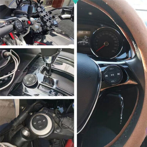 Car USB AUX Receiver Wireless  Media Button Car Steering Wheel Multifunction Button Remote Control
