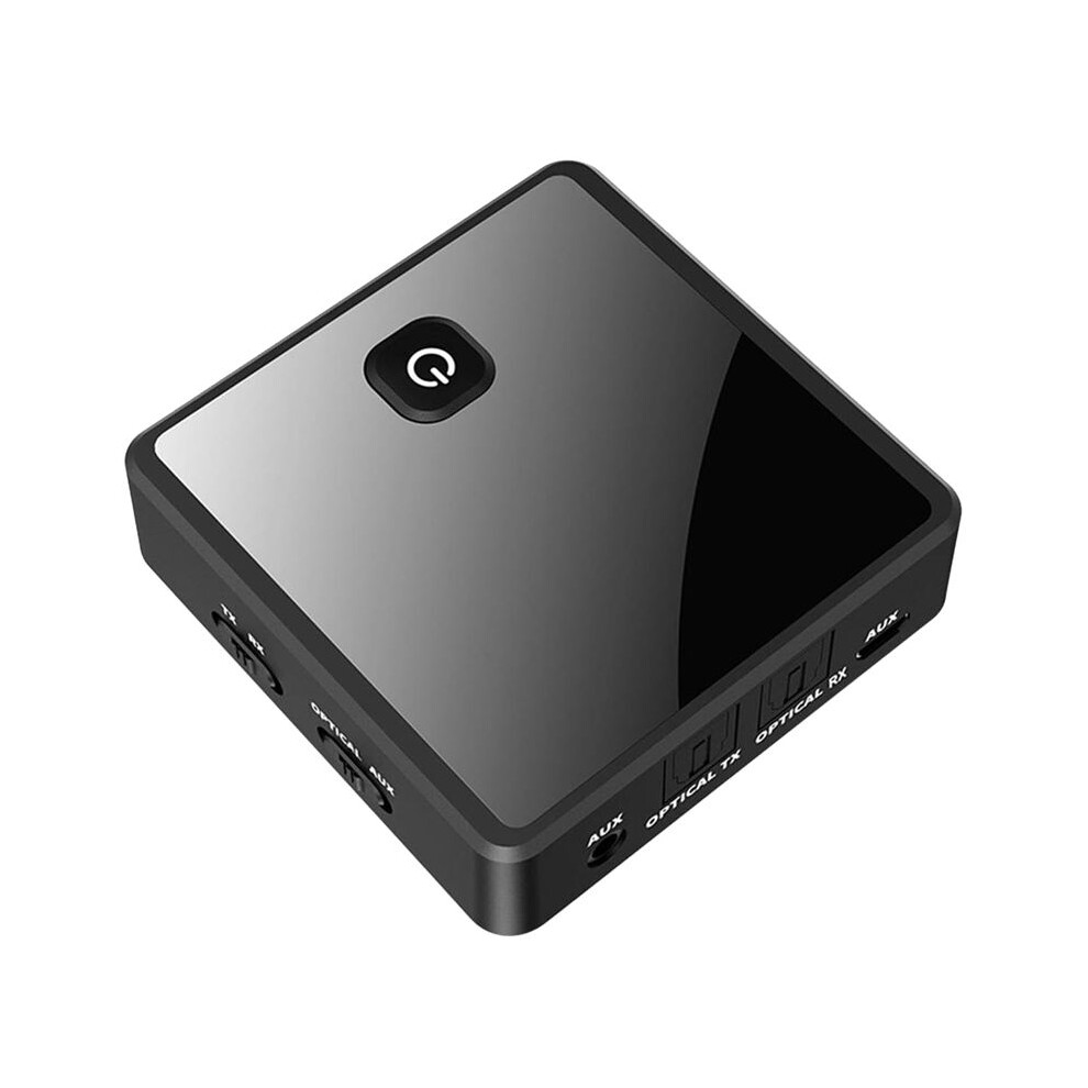 Photos - FM Transmitter 5.0 Transmitter Receiver TV Speaker 3.5mm AUX Optical Adapter Audio Wireless Transmitter Receiver for TV Car