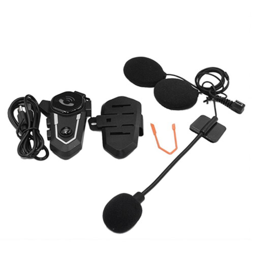 Motorcycle Helmet Headset Waterproof  5.0 Intercom Wireless Earphone Stereo with Mic 1