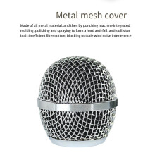 Microfoon Handheld Professionele Bekabelde Metalen Dynamische Microfoon Heldere Stemmicrofoon voor Vocale Muziekuitvoeringen