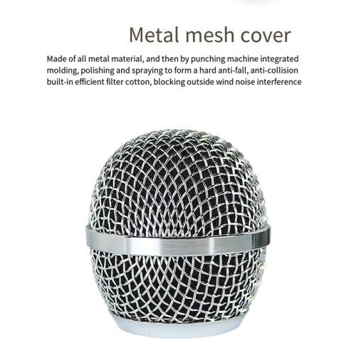Microphone Handheld Professional Wired Metal Dynamic Microphone Clear Voice Mic for Vocal Music Performance