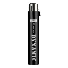 Vervanging voor DM1 Dynamische Microfoonvoorversterker 28DB Versterkingsversterker voor Dynamische en Passieve Lintmicrofoons, Zwart