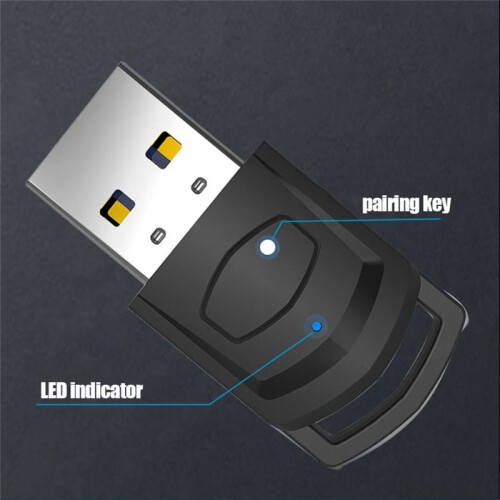 Wireless Gaming Audio Headset Adapter Receiver for PS5 PS4 Game Console Headset  5.0 Audio Transmitter 2