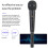 Dynamic Microphone Amplifier Preamplifier 28DB Gain with All-Directional Pickup Gain Single Channel Activator Black 4