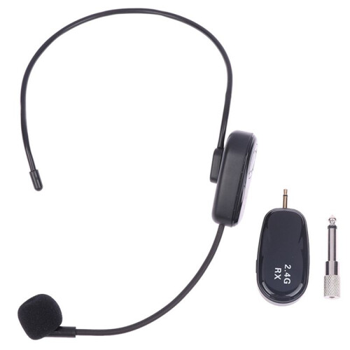 Universal 2.4G Wireless Headset Bee Teaching Amplifier Sound Ear Hanging Headset Microphone Microphone 2