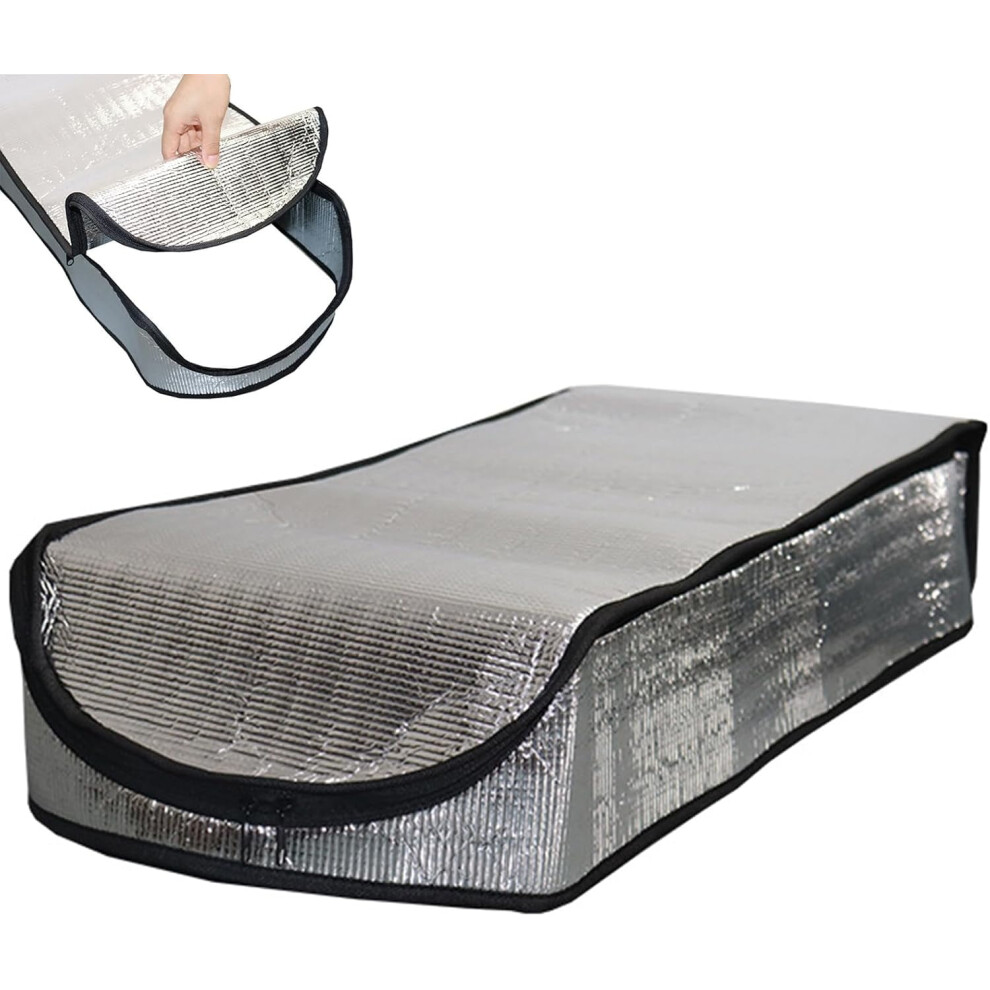 Attic Stair Insulation Cover - Energy Saving Attic Door Ladder Tent With Zipper, Fireproof Foil Bubble Insulation(1Pcs-L) 9377112488257