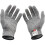Cut Resistant Unisex Work Gloves, Large, Pair, HPPE Gray 1