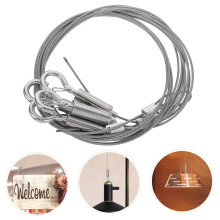 4pcs Picture Hanging Wire Kit with Hooks for Galleries Home Heavy Duty Metal Wire for Mounting Pictures Mirrors and Art
