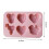 Forma de silicone para bolo em formato de coração, com 6 cavidades. 5
