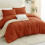 Terracotta Comforter Set Twin/Twin XL 2-Piece Burnt Orange 5