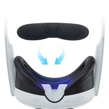 For Meta Quest 3 Headset Q 3 Host Crystal Case Lens Cover Tempered Film Rocker Cap Strong Protection VR Accessories