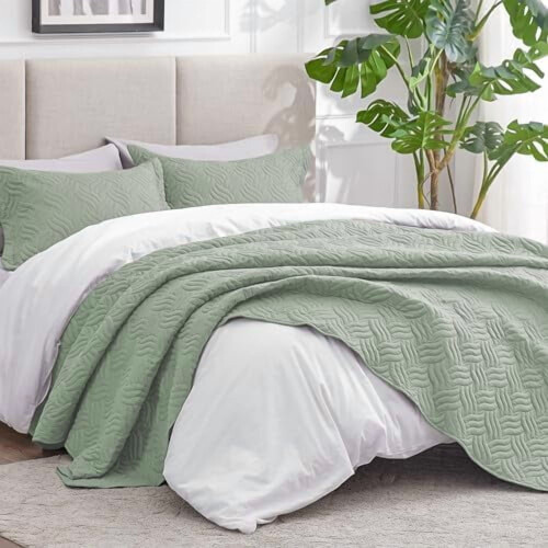 Set de cuvertură Sage Queen Size, 3 piese, ușor 1