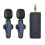 K35Pro Wireless Microphone Lavalier Microphone for Camera Cell Phone Recording Video Speaker Headset 1