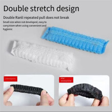 100Pcs/Set Gaming Cafe Disposable Headset Cover Non-Woven Headband Dustproof Sweatproof Headset Cover, White