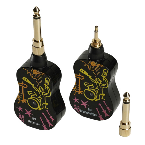 TråDlöSt Gitarrsystem GitarrsäNdare Mottagare Skyddsfodral för Elgitarrbasdelar
