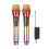 Draadloze Microfoon, Dynamische Handmicrofoon Draadloos Microfoonsysteem met Oplaadbare Ontvanger C 1