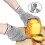 Cut Resistant Unisex Work Gloves, Large, Pair, HPPE Gray 6