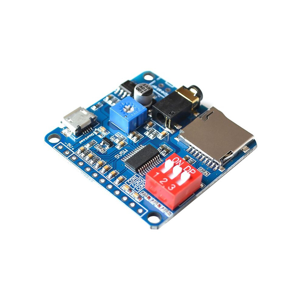 Voice Sound Playback Module Mp3 Player Module Uart I/O Trigger Class D Amplifier Board 5W Dy-Sv5w 4711811843033