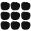 400Pcs Disposable Microphone Cover,Handheld Microphone Windscreen for Karaoke KTV Recording Studio Black 1