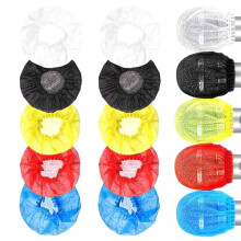 400Pcs Disposable Microphone Cover,Handheld Microphone Windscreen for Karaoke KTV Recording Studio Yellow