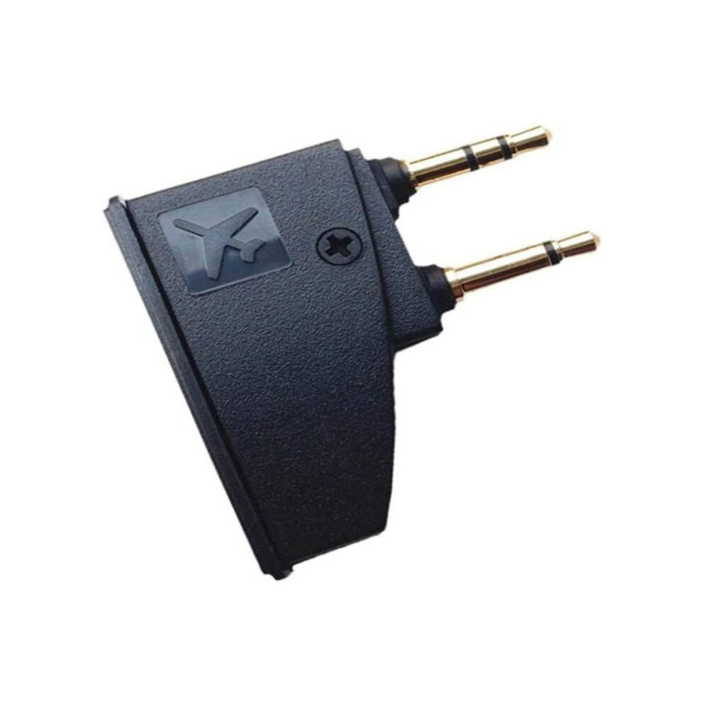 Flight Headphone Adapter 3.5 Mono Plug To 2X3.5 Plugs Compatible With Qc45 Qc35 Qc3 Qc25 Qc20 Headphone Airline Adapter 4711837623275