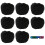400Pcs Disposable Microphone Cover,Handheld Microphone Windscreen for Karaoke KTV Recording Studio Black 3