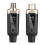 Wireless Microphone System XLR Mic Converter Adapter UHF Automatic Transmitter Setup for Condenser Dynamic Mic 1