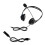 Headset Double Headset Exam Wired Headset Business Operator Special Computer Hearing Multi-Function Earphone, C 2