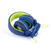 Children'S Headphones Headset Wired Colorful Laptop Tablet Phone for Learning Online Class Headphones,+Green