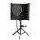 Microphone Isolation Screen Mic Sound Absorbing Screens Adjustable for Broadcasting Podcasts Recording Singing Studio 1