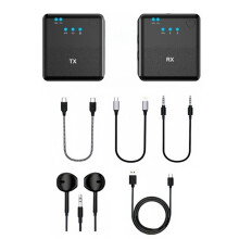 Nuovo Microfono Lavalier Wireless Trasmissione In Diretta Breve Video Radio Microfono Microfono Wireless con Riduzione del Rumore
